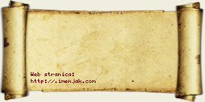 Milja Bzenić vizit kartica